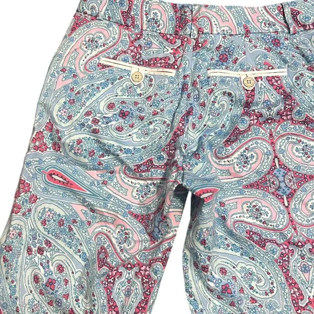 Peter Millar | Women's Paisley Colorful Printed Golf Shorts